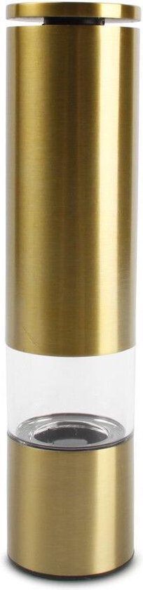 Salt&Pepper - Peper/zoutmolen - H21,5cm - goud - Spice