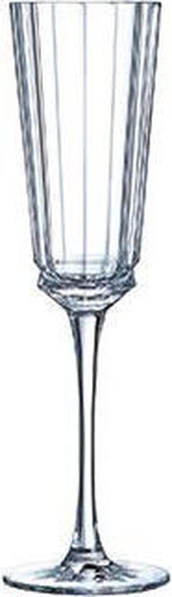 Cristal d'Arques Macassar champagneglas - 17 cl - Set-6