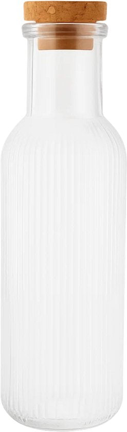 Cosy & Trendy Karaf met Kurk - Waterkaraf - Raya - Transparant - 1 Liter