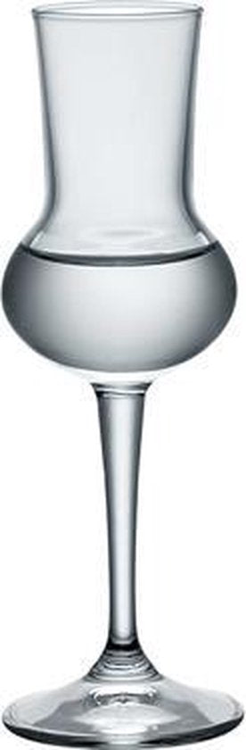 3 glazen GRAPPA 8 cl