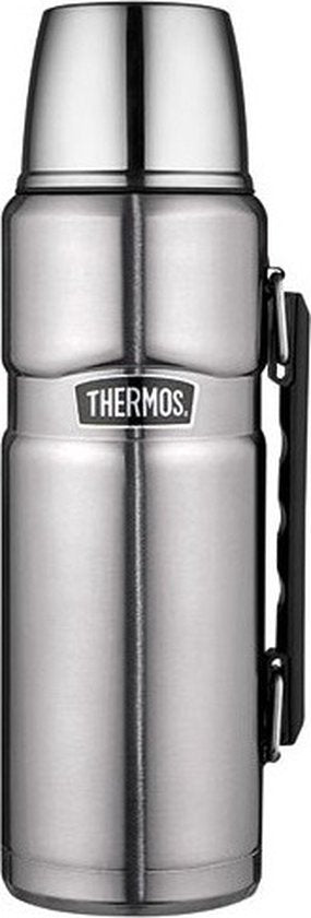 Thermos King thermosfles - 1,2 liter - Zilverkleurig