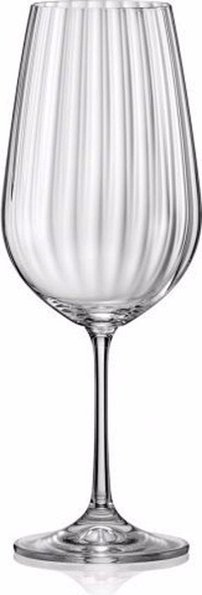 F2D Optic Luxe Wijnglas - Set van 12 - Elegante Kristalheldere Glazen - 55 cl - Ideaal voor Rode & Witte Wijn