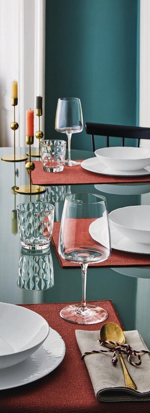 Bormioli Rocco Witte Wijnglazen Nexo - 380 ml - Set van 6 Wijnglazen / Drinkglazen - Kristalhelder Glaswerk - Duurzaam & Vaatwasserbestendig voor Witte Wijn en Aperitieven