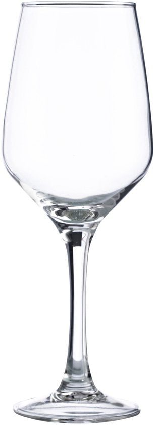 Vicrila wijnglazen Grigio - 6x stuks - voor rode en witte wijn - 250 ml - 19 x 7 cm - transparant - Horeca kwaliteit - Hard glas