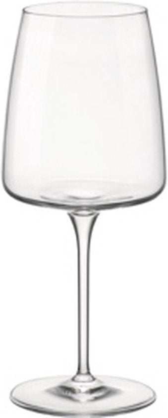 Bormioli Rocco Witte Wijnglazen Nexo - 380 ml - Set van 6 Wijnglazen / Drinkglazen - Kristalhelder Glaswerk - Duurzaam & Vaatwasserbestendig voor Witte Wijn en Aperitieven