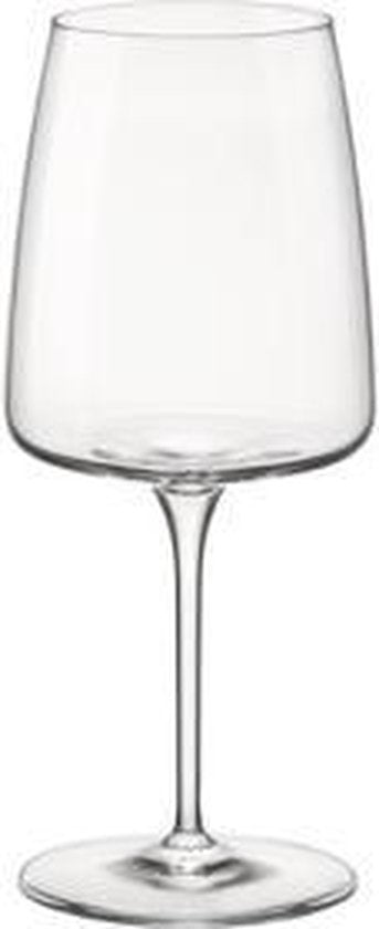 ​Bormioli Rocco Rode Wijnglazen Nexo - 540 ml - Set van 6 Wijnglazen / Bordeauxglazen - Kristalhelder en Duurzaam Kristalglas - Vaatwasserbestendig - Versterkt de Geur-, Kleur- en Smaakbeleving van Rode Wijn ​