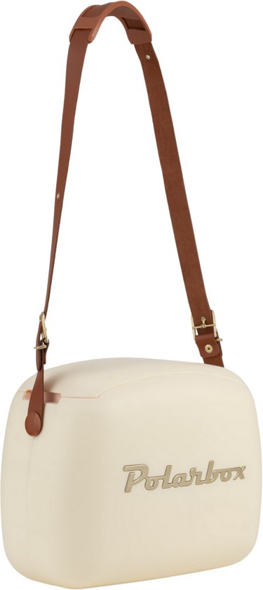 Polarbox Coolerbag 6L met 2 Lunchboxen - 34x19x26cm - Cream-Gold