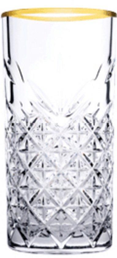 Pasabahce Longdrink Timeless 45 cl Goud 4 stuks