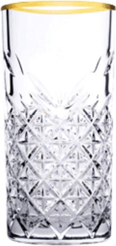 Pasabahce Longdrink Timeless 45 cl Goud 4 stuks