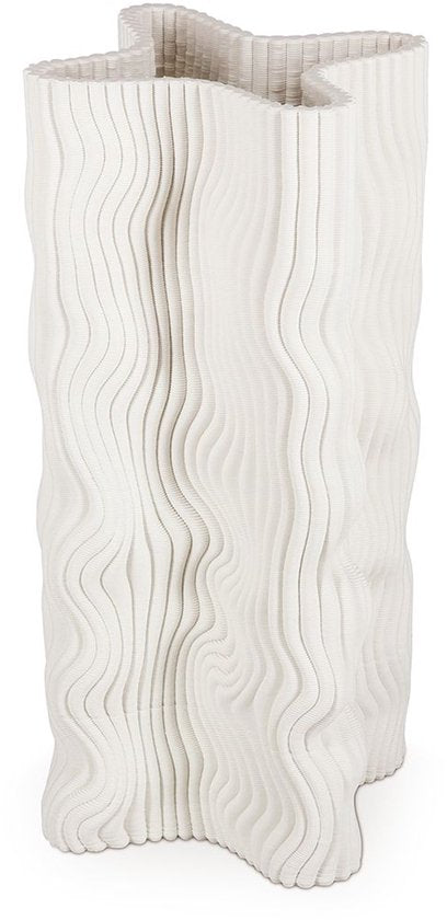 SP Collection Vaas 17,5x17,5xH33cm fluid white Vea