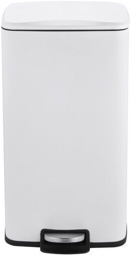 Salt & Pepper Pedaalemmer 30L -34x32x61cm wit Dust
