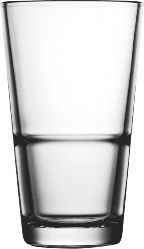 Mammoet Budgetline Amsterdam Bierglazen / Vaasje 29 cl / 290 ml Klein | Set van 12 Stuks | Geschikt voor Pils en Speciaalbier | Vaatwasserbestendig