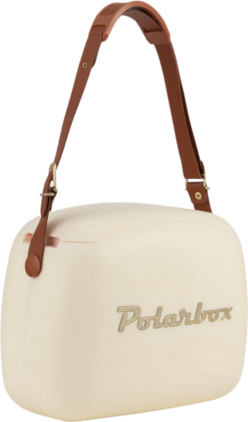 Polarbox Coolerbag 6L met 2 Lunchboxen - 34x19x26cm - Cream-Gold