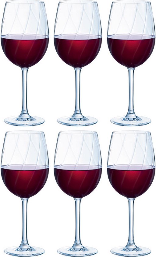 Arcoroc Wijnglazen Dolce Vina - 6x - rode wijn - glas - 360 mla - Wijn glazen - witte wijn - rose
