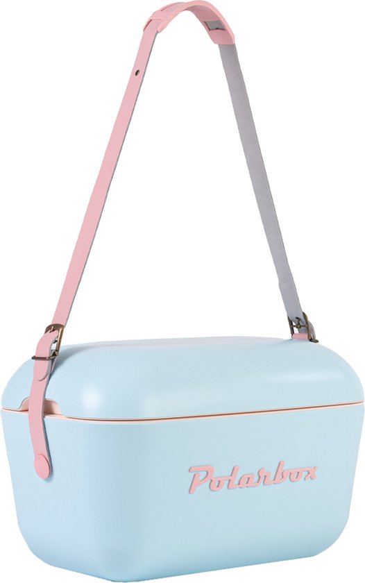 Polarbox Koelbox met Schouderband - Pop Blauw - 20 Liter - 45x30x(H)27cm