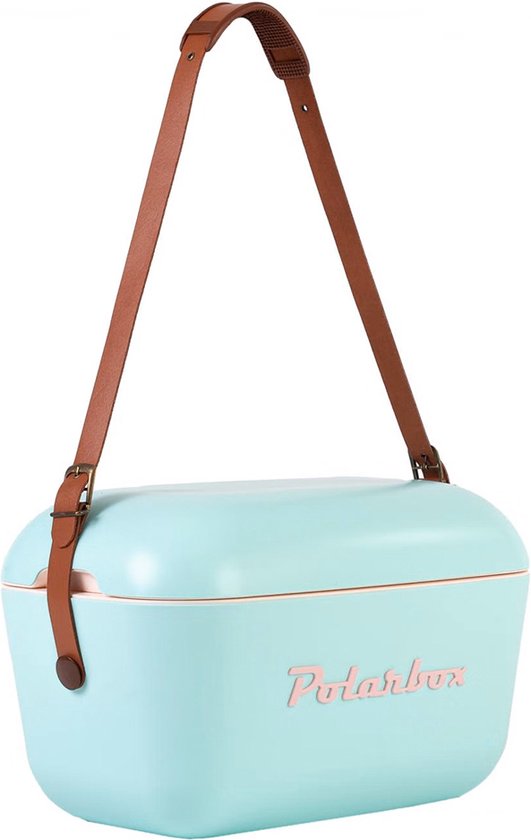 Polarbox Koelbox met Schouderband - Pastelgroen - 20 Liter - 45x30x(H)27cm