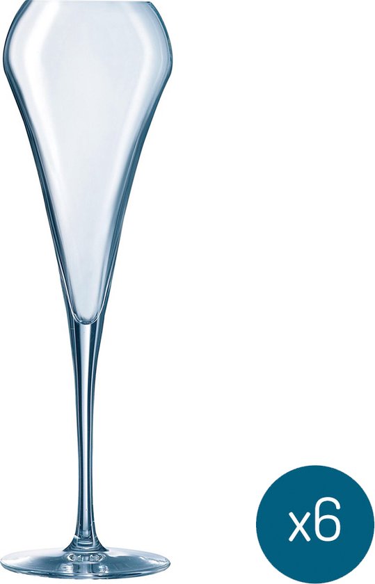 Chef&Sommelier Open Up Champagneglas - 0.20 l - Set-6