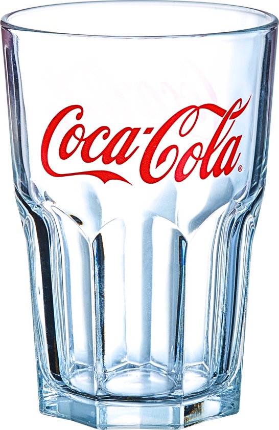 1 x Luminarc Coca Cola Tumbler Drinkglas/Waterglas met opdruk - 40 cl