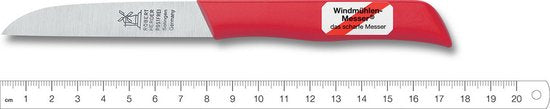 Robert Herder Molenmes - Schilmesje - Aardappelmes - RVS - Rood