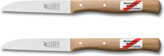 (2 stuks) Robert Herder Molenmes - Schilmesje - Aardappelmes - 85 mm - RVS