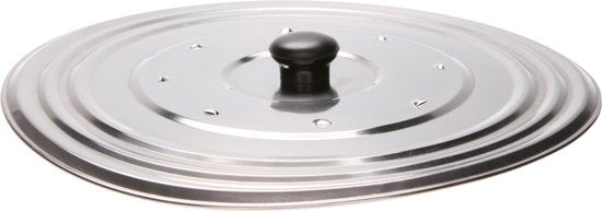 Cosy & Trendy Antispatdeksel - Inox - 29 cm