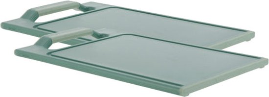 Cutting Board Set2 Pastel Green 25x15xh1,7cm Synthetic