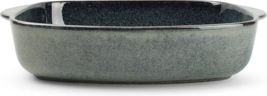 Salt&Pepper - Ovenschaal - 39/33x25,5xH8,5cm - groen/blauw - Meridian