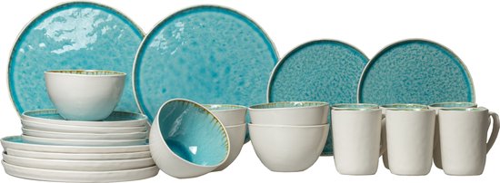 Cosy & Trendy Serviesset Laguna Azzurro 24-Delig