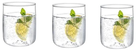 Pasabahce - drinkglazen set - Iconic - 280 ml - helder - set van 3