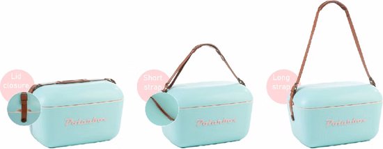 Polarbox Koelbox met Schouderband - Pastelgroen - 20 Liter - 45x30x(H)27cm