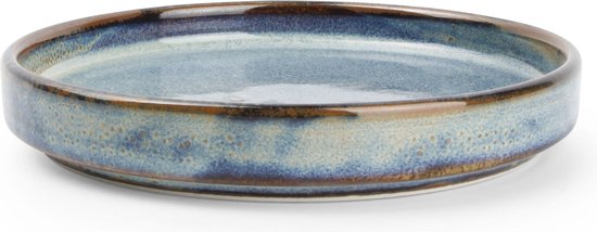 F2D blue Nova - schaaltjes - 13,5xH2cm - 6 stuks