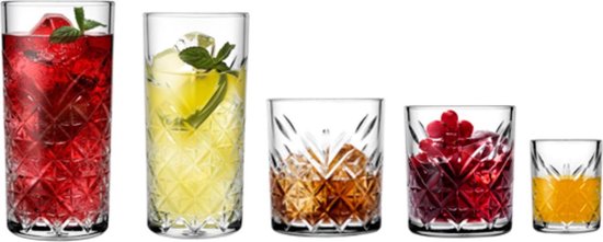 Pasabahce Timeless Waterglas - 35,5cl - 9,6cm - 12 stuks