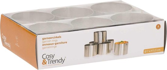 Cosy&Trendy Garneercirkel - Ø 7 cm - Rond - Set-6