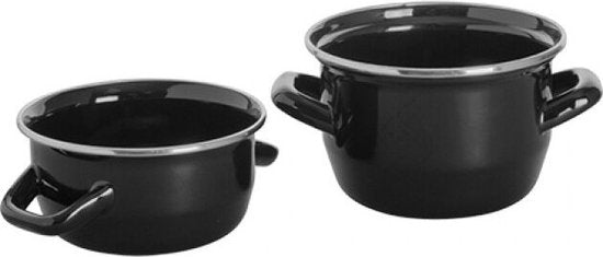 Cosy&Trendy Mosselpan - Ø 12 cm - 0,5 kg - 0L9 - Zwart
