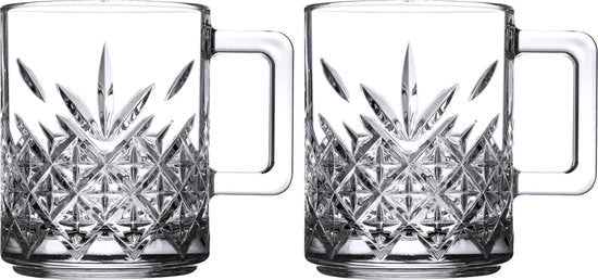 Pasabahce Theeglas Timeless 25 cl - Hardglas Transparant 2 stuks