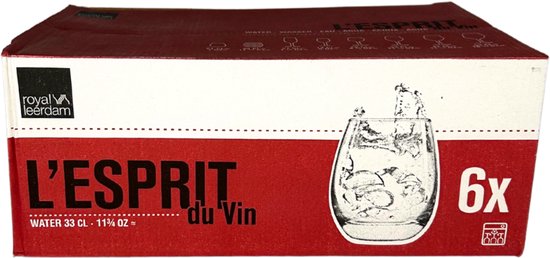 Royal Leerdam L Esprit du Vin Waterglas 33 cl - 6 stuks
