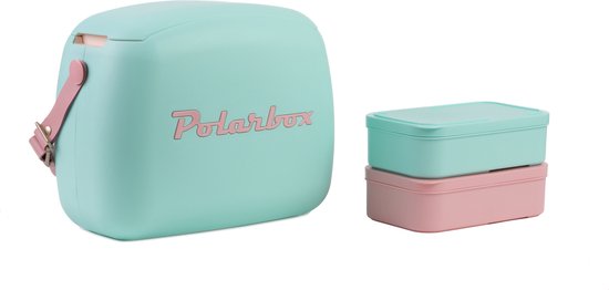 Polarbox CoolerBag, Blauw, Roze, Polypropyleen (PP), Polystyreen, Spanje, 6 l, 1 stuk(s)