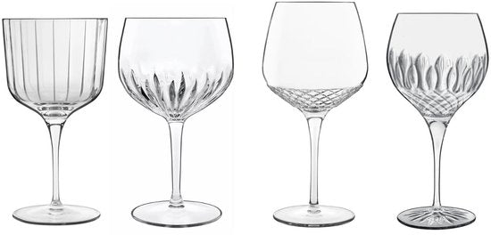 Luigi Bormioli Mixology - Ginglas - Gemengde set - 4 stuks