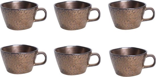 Cosy & Trendy Copernico Koffiekopjes - 19 cl - 6 Stuks - Vaatwasserbestendig