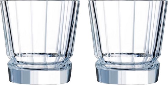 Cristal d'Arques Whiskey Glazen Macassar - 320 ml - 2 stuks