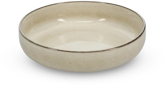 Salt & Pepper Diep bord Pastabord 22,5xH6cm Meridian Ivoor (set van 2 stuks)