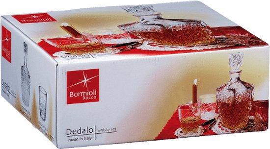 Bormioli Rocco Dedalo Whiskeyset - 7-delig - Glas