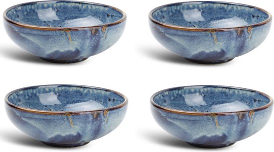 Fine2Dine Nova Kommen - Sterk Porselein - Glazuurlaag - Set van 4