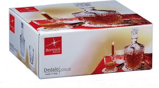 Bormioli Rocco Dedalo Whiskeyset - 7-delig - Glas