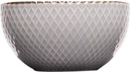 Ravenna Grey Bowl D14xh7,4cm65cl