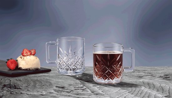 Pasabahce Theeglas Timeless 25 cl - Hardglas Transparant 2 stuks