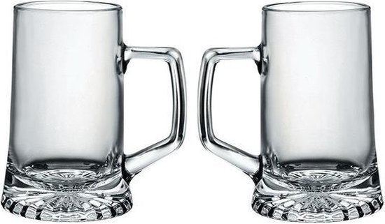 6x Oktoberfest bierglazen/bierpullen 510 ml - Bier pullen 6 stuks