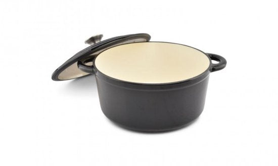 Salt & Pepper Kookpot 26cm gietijzer zwart Ferno
