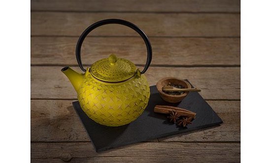 Cosy & Trendy Sakai Theepot - gietijzer goudgroen 1 liter