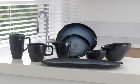 Cosy & Trendy Sapphire Koffiekopje - Ø 8.5 cm x 8 cm - 24 cl - Set-6